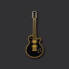 Electric Guitar Pin Rock Guitar Pin Guitar Pin Fender Etsy Enamel Pins Hard Enamel Pin Pin