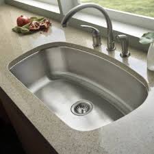 But have you ever considered an undermount? 32 Inch Stainless Steel Undermount Curved Single Bowl Kitchen Sink With Accessories