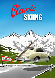 Porsche 356 Classic Skiing In 2020
