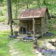 Love This Small Log Cabin Rustic Shed Log Cabin Designs
