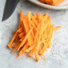 Serve with a slotted spoon. How To Julienne Carrots Culinary Hill