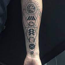 Check out titan on destiny 2 wiki. New The 10 Best Tattoo Ideas Today With Pictures Destiny 2 Symbol Geometric Concept Tattoo Made In Stuttga Gaming Tattoo Around Arm Tattoo Destiny Tattoo