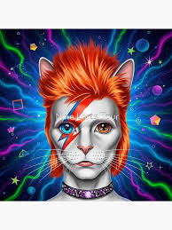 David Meowie Art Prints for Sale