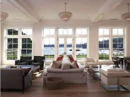 Bring Back Intimacy In A Large Room With Back To Back Sofas Designed Large Living Room Home Great Rooms