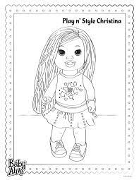 Christina baby alive coloring k5 worksheets excel sheet. Pin On Sophia