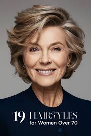 Chic Short Hairstyles for Women Over 70 with Gray Fine Hair