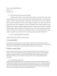 Karangan tentang banjir 3 paragraf. Bhs Indonesia Contoh Paragraf Argumentasi