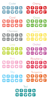 Colorful Square Social Media Icons Social Media Icons Iphone App Design App Logo