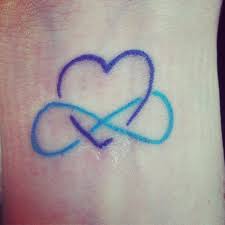 Tattoo Heart Infinity Wristtattoo Wrist Blue Purple Piercing Tattoo Infinity Tattoo Heart Tattoo