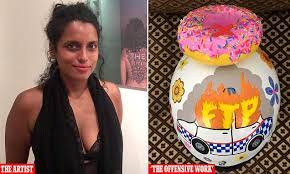 (drc), in which one malawian blue helmet was killed. Outrage After Government Funded Art Gallery Displays F K The Police Artwork Daily Mail Online