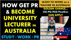 How To Become University Lecturer/Professor In Australia || Want To Work As  A Teacher ? - Youtube