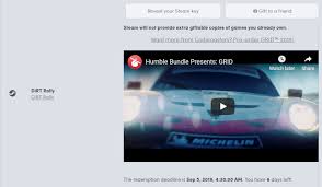 A gift from humble bundle comes in the form of a unique web address/url,. Humble Bundle Dirt Rally Steam Key