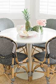 Spring Home Update With Frontgate Tropical Interior Design Dining Room Design Pink Dining Rooms