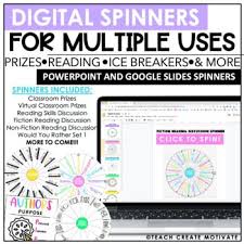 Digital Classroom Spinners Classroom Management Reading Morning Meeting In 2020 Classroom Prizes Authors Purpose Reading Discussion