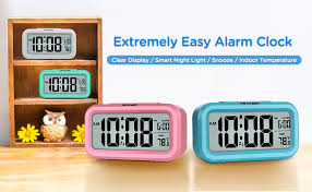 Amazon web services scalable cloud. Peakeep Smart Night Light Digital Alarm Clock With Indoor Temperature Battery Operated Desk Small Clock Mint
