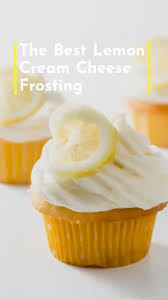 Lemon Cream Cheese Frosting Cupcake Project Recipe In 2020 Lemon Cream Cheese Frosting Lemon Cupcake Recipe Frosting Recipes