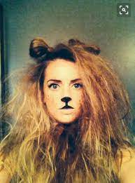 Lion Costume Hair And Ears Kostum Lowe Lowenkostum Lowe Make Up