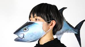 Printable mask template for kids. Spoon Tamago On Twitter Kinki University Kinkidaigakupr Has Developed A Free Printable Template To Decorate Your Face Mask To Look Like A Tuna Https T Co 8tlwrtmxzb Https T Co Fpmy095sda