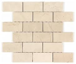 Check spelling or type a new query. In Stock 12 X12 Crema Marfil Polished Marble Brick Mosaic Traditional Wall And Floor Tile By All Marble Tiles Houzz