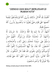 Khutbah jum'at basa sunda ringkes; E Masjid Jais Gov My Uploads Uploads 17 10 2014 Rumi Denggi Dan Maut Berlegar Di Rumah Kita Doc