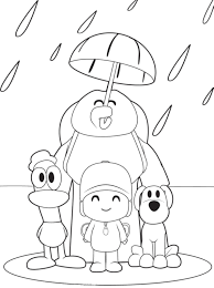 She can be active from time to time, but more often is found asleep or snoozing most of the time. Halloween Pocoyo Coloring Pages Coloring And Drawing