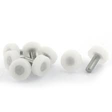 Furniture Glide Leveling Foot Adjuster White Base 8mm X 20mm X 30mm 8pcs Foot Leveling Furniture Glides Furniture Home Entertainment Furniture