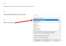 Menambahkan Proofing Bahasa Indonesia Di Word 2016 And Beyond