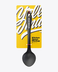 Download Plastic Kitchen Spoon Mockup In Packaging Mockups On Yellow Images Object Mockups