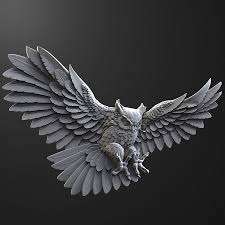 Owl Royalty Free 3d Model Preview No 2 In 2020 Owl 3d Model Lion Sculpture