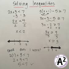 Solving Inequalities No Dividing By Negatives Yet Show Them How They Already Know The Steps Solving Inequalities Studying Math Math Methods