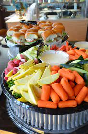 There are plenty of simple recipes you can make and other foods that you can buy for your open house party. Looks Perfect For A Lunch Meeting Or Summer Bbq Healthy And Delicious Woodycreek Catering Lunch Catering Work Meals Open House Food