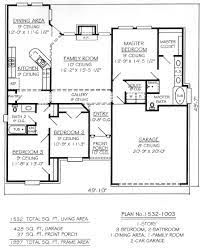 Another portion of these plans include the master bedroom on the main level with the children. Shop Last Year 3 Bedroom 2 Bathroom Double Garage House Plans