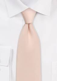 Nude Tie | Formal Mens Tie in Nude Pink | Wedding Tie in Nude Hue |  Bows-N-Ties.com