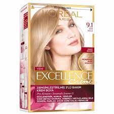 L Oreal Paris Excellence Creme Sac Boyasi 9 1 Kullu Sari Sac Boyasi Renkler Sac