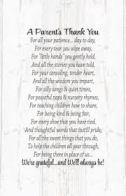 Mother 39 S Day A Parent 39 S Thank You Daycare Provider Babysitter Nanny Wood Sig Daycare Teacher Gifts Preschool Teacher Gifts Thank You Teacher Gifts