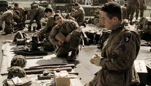 In honor of Joe Toye's 103rd birthday today, I'm sharing perhaps one of my  favorite scenes from Currahee: where he's listing off all the equipment he  has to carry with him, brought to life by @kirkacevedo . Toye: "Three day  supply of K-rations, chocolate bars ...