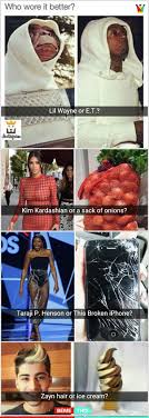 Who wore it better meme. 10 Who Wore It Better Photos That Will Make You Laugh Celebrity Whoworeitbetter Funnypictures Funnypics Photos Be Funny Laugh Funny Pictures Funny Memes