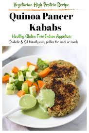 Quinoa Paneer Patties High Protein Veg Recipe Carve Your Craving Vegetarian Recipes Dinner Healthy Vegetarian Snacks Indian Food Recipes