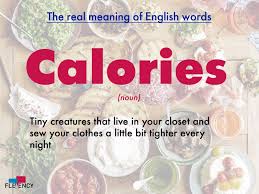 The Real Meaning Of English Words Calories English Words English Vocabulary Words