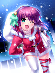 zen angel beats! yurippe christmas thighhighs | #719455 | yande.re
