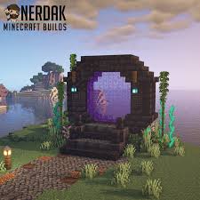 How do you build a circle in minecraft? 1 16 Round Nether Portal Design Minecraft