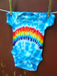Tie Dye Baby Onesie Rainbow In The Sky Newborn Ready To Ship 12 00 Via Etsy Tie Dye Diy Diy Tie Dye Shirts Diy Baby Clothes