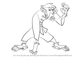 Coloring pages · disney · disney coloring pages · drama coloring pages · drawing · kim possible · kim possible coloring pages · painting · so not the drama. Learn How To Draw Monkey Fist From Kim Possible Kim Possible Step By Step Drawing Tutorials