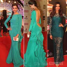 When It Comes To Evening Gowns No One Does It Quite Like She Does Deepika Emerald Green Evening Dress Deepika Padukone Dresses Dresses