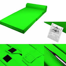 Buy the best and latest sleeper chair folding foam bed on banggood.com offer the quality sleeper chair folding reclining chair dual purpose as beds expand with foot pad for beach 0 review cod. Magshion Sleeper Chair Folding Foam Bed Sized Full Size 5x46x74 Inch Lime Green Walmart Com Walmart Com