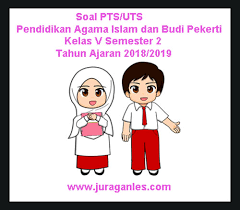 Soal Uts Pts Pendidikan Agama Islam Dan Budi Pekerti Kelas 5 Semester 2 K13 Juragan Les