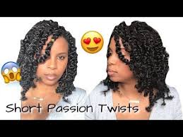Short Passion Twists Over Locs Rubber Band Method Step By Step Tutorial Youtube Twist Hairstyles Natural Hair Styles Black Natural Hairstyles