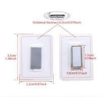 Jamsinmu Invisible Magnetic Snap PVC Hidden Sew Snap Closure ...