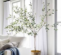 Faux Potted Olive Trees Pottery Barn