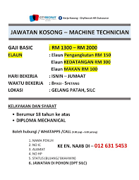 Jawatan kosong kulai,senai dan johor. Facebook